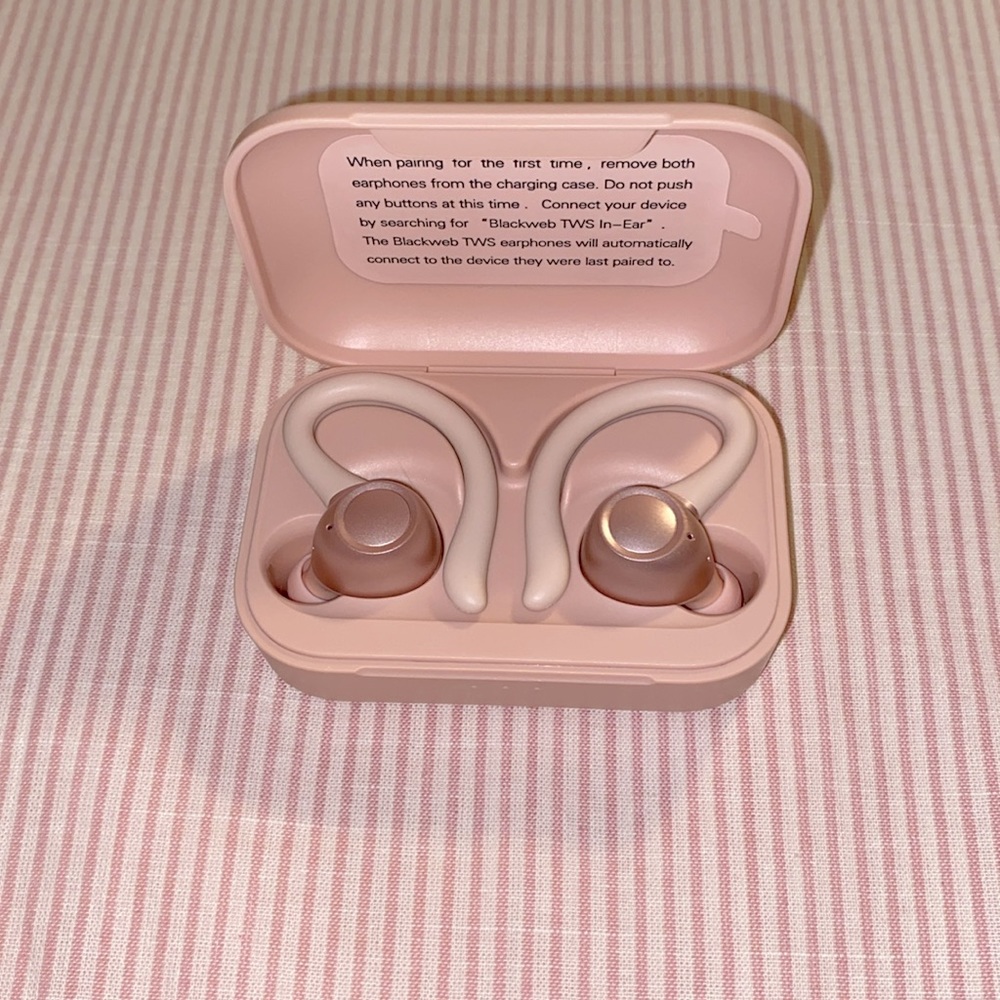 Black Web Earbuds